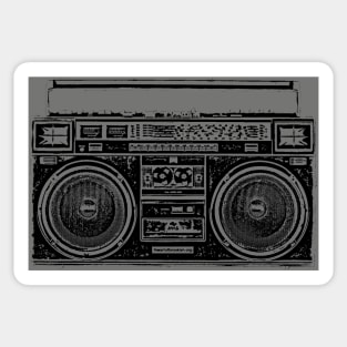 Boombox Sticker